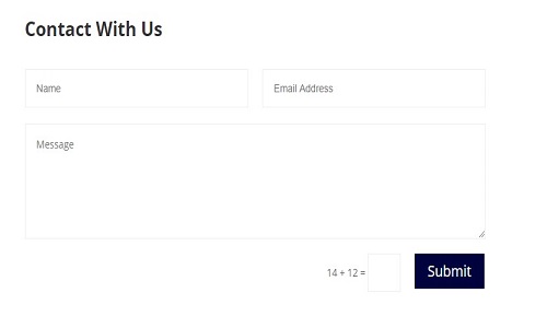 divi theme contact form module example